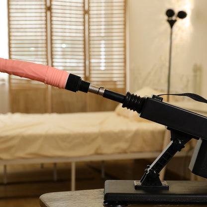 Mizzzee Pink Three-Core Machine Gun Realistic Penis For Women Product[X2 Intimate-232]