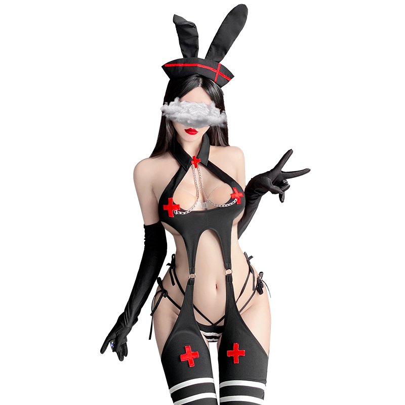 Halloween Bunny Nurse Onesie for women product[X2 Cosplay-113]