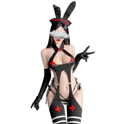 Halloween Bunny Nurse Onesie for women product[X2 Cosplay-113]