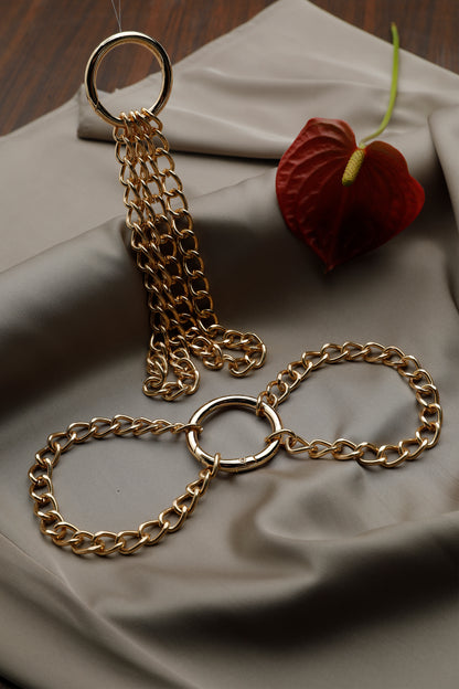 Mizzzee Metal chain handcuffs restraint BDSM Product[X2 Restraint-016]